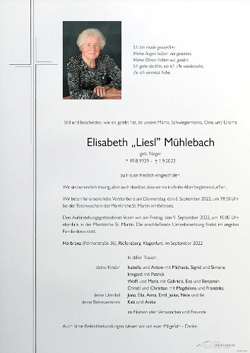 Elisabeth Mühlebach